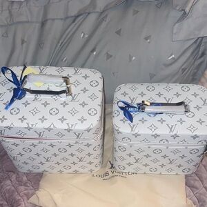 Monogram Vanity Case Set